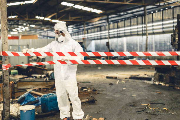 Professional Trauma Scene Cleanup technician working in New Castle, PA